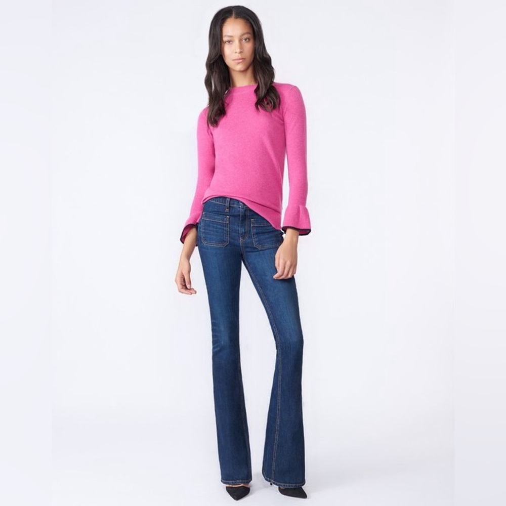 Veronica Beard 100% Cashmere Mar sweater, pink size XS